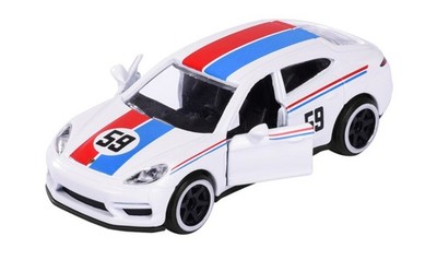 MAJORETTE PORSCHE EDITION PORSCHE PANAMERA TURBO WEISS 1:64 DIE CAST NEU BLISTER