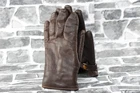 VTG RARE WWII GERMAN LUFTWAFFE PILOT AVIATOR "REAL NAPPA" LEATHER FLIGHT GLOVES