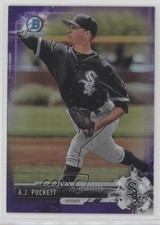 2017 Bowman Draft Chrome Purple Refractor 36/250 AJ Puckett #BDC-130 1tr