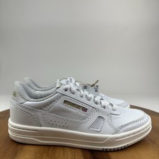 New NWT Big Kids Boys Reebok LT Court White Tennis Shoes Sneakers Size 4.5 Y