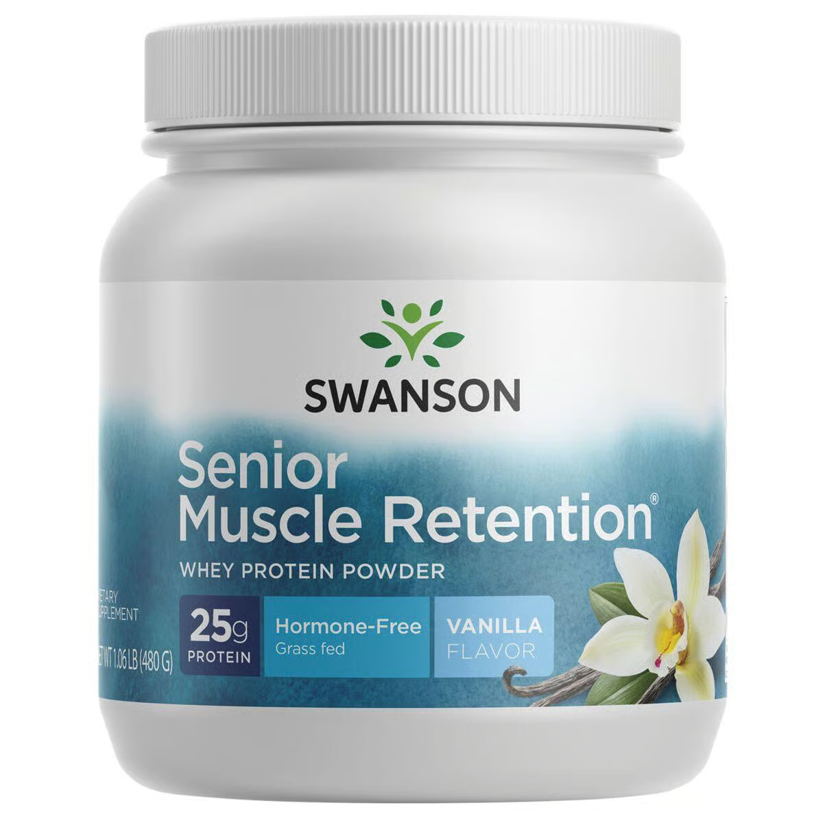 Swanson Senior Muscle Retention Protein Powder - Vanilla 106 lb Powder 6690₽