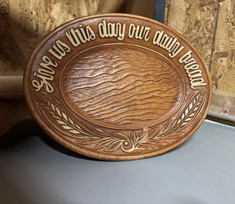 "Give Us This Day Our Daily Bread" Decorative Plate