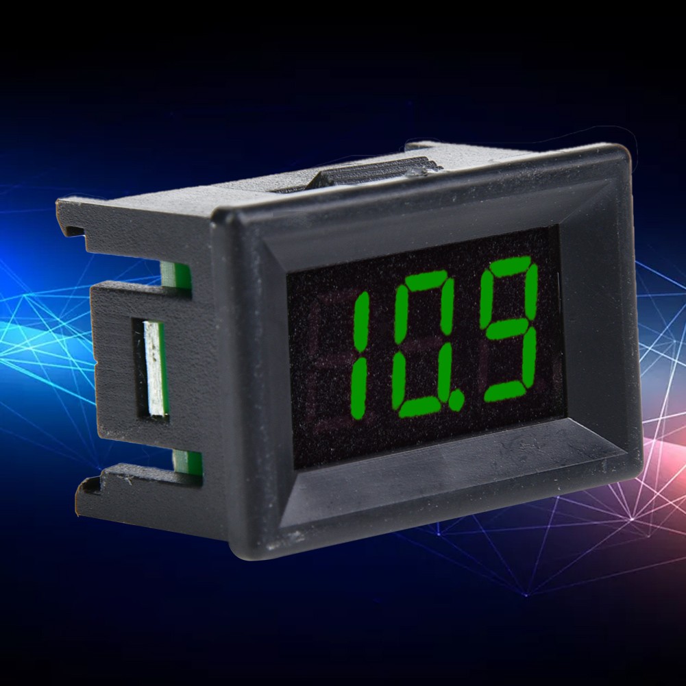 Digital Voltmeter 0.36inch Two Wire DC 2.4-30V LED Display Voltage Meter