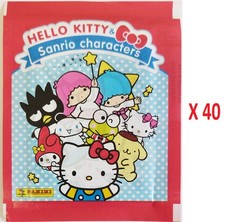 Hello Kitty & Sanrio Characters Lot 40 Sealed Packs Stickers Panini