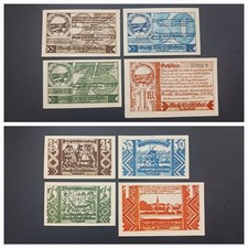 4 x pieniądze awaryjne -- gmina GREAT-WIRSCHLEBEN / Saksonia-Anhalt - kompl. & ksfr. - I9