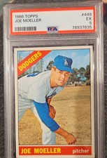 1966 Topps - Joe Moeller #449 PSA 5