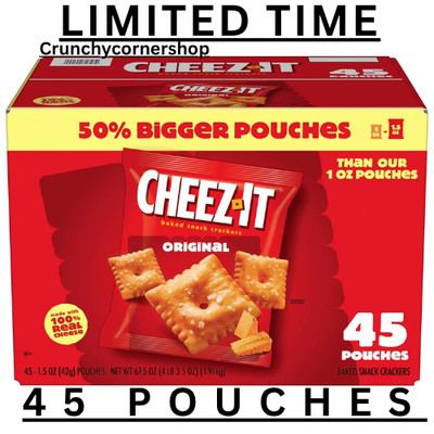 Cheez-It Original Baked Snack Crackers 1.5 oz., 45 pk. LIMITED TIME!!!