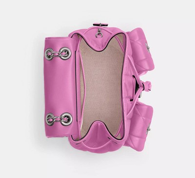 COACH Tabby Backpack Pillow Quilting in the Fuchsia/Pink colorway s-l400.jpg main image 3