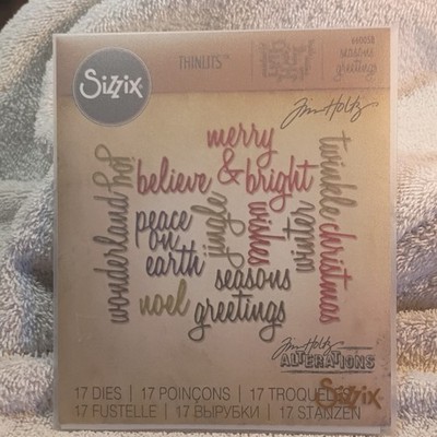 Sizzix Thinlits Tim Holtz Alterations Words & Phrases Die Set 66058
