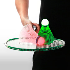 Badminton Shuttlecocks 4Pcs, Badminton Birdies - Lighting Glow in the Dark Night