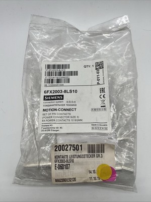 Siemens 6FX2003-8LS10 CONNECTION SYSTEM MOTION CONNECT ( 5 Stück ) - NEU / OVP