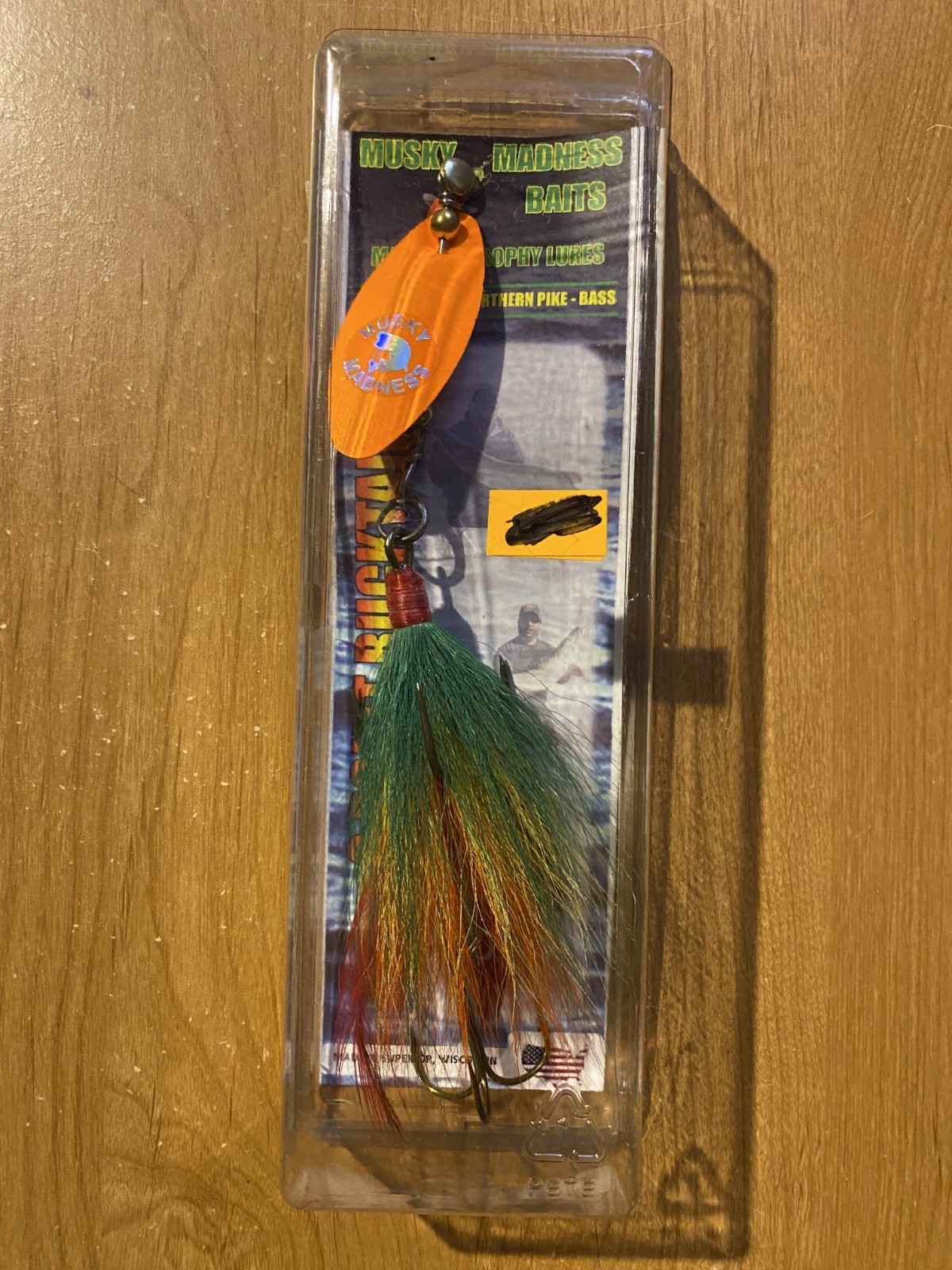 Lot of 7 - NIB Musky Lures, Cisco Kid, Musky Madness Globebaby, 4 Bucktails - Image 4