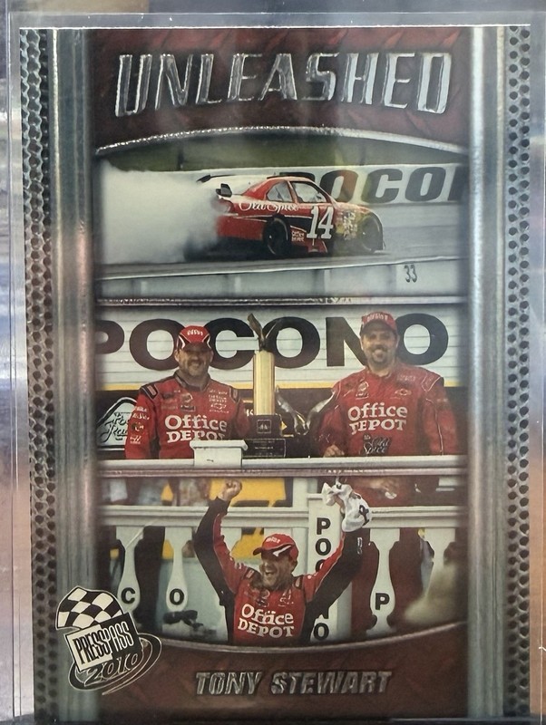 2010  Press Pass Tony Stewart #U7/12 Unleashed 