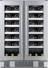 Avallon AWC242FD 24"W 42 Bottle Capacity French Door Wine Cooler - Stainless