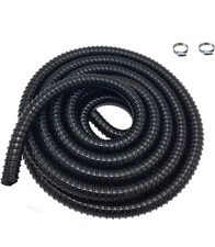 3/4 Inch ID Corrugated Pond Tubing Hose Waterfall Pond Hose PVC Tubing 20’