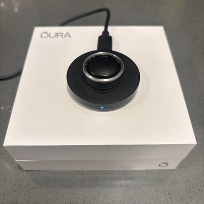 Oura Ring Gen3 Horizon Size 10 Brushed Titanium (Ring, Charger and Original Box)