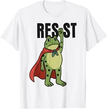 Resist Frog Meme Vintage for Women & Men T-Shirt NEW 2025!!!!