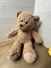 BAB Build A Bear Light Brown Soft Fuzzy Teddy Plush Stuffed Animal 15" Tall