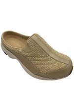 Easy Spirit Women's Traveltime Slipper Natural/Gold/Sequins