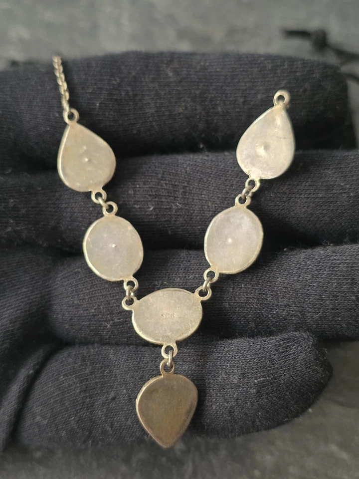 Vintage Tibetan Necklace Turquoise And Coral Ethnic Handmade Silver Jewelry - Image 3 of 4