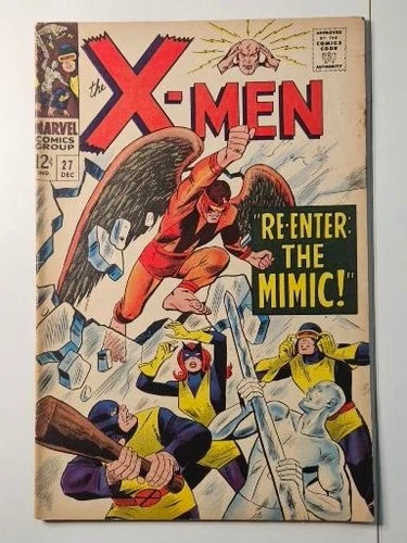 Vintage 1966 Uncanny X-Men #27  Mimic joins X-Men Marvel Silver Age Comic