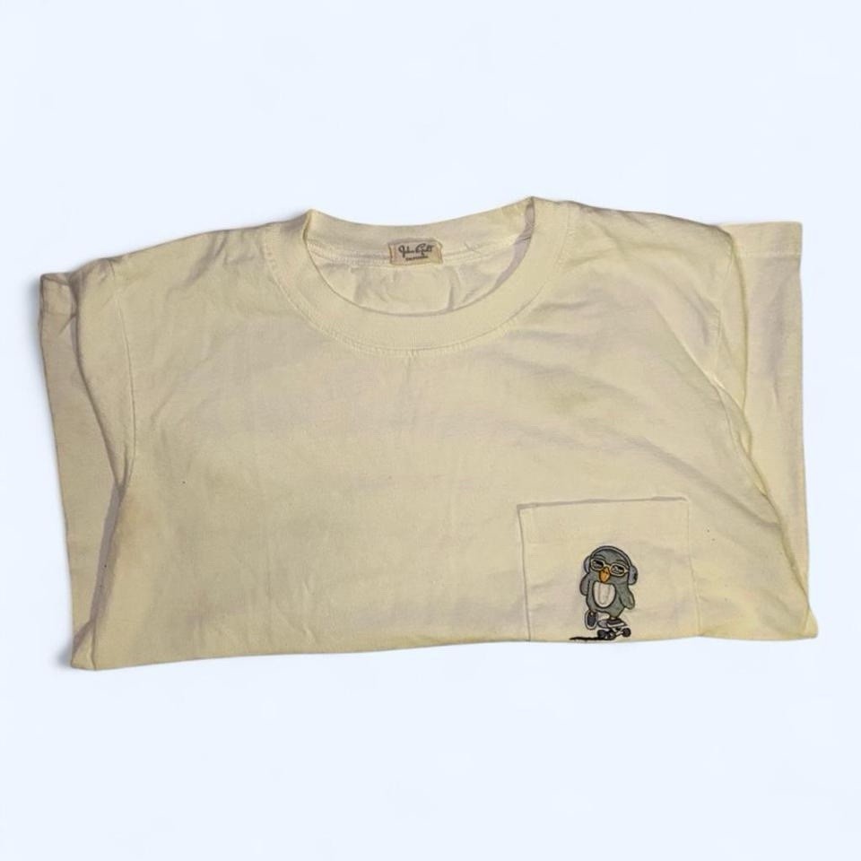 Rare John Galt Penguin Ashley Top Embroidered Pocket Tee image 3