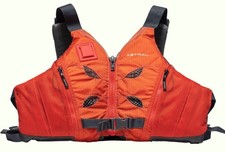 Astral V-Eight PFD Air Escape Life Jacket Vest L/XL Type III Orange V8 Kayaking