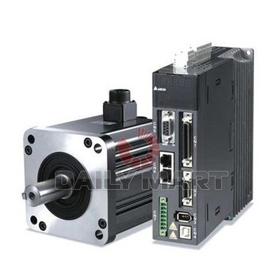DELTA NEW ASD-B2-0221-B + ECMA-C20602RS PLC 200W SERVO SYSTEM DRIVE MOTOR