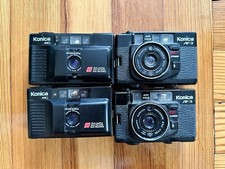 Vintage Konica MG AF3 35mm Film Point Shoot Film Camera Lot - Parts AS IS