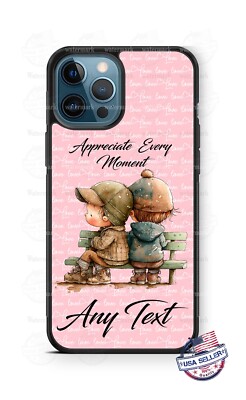 Boy Girl Love Appreciate Every Moment Personalized Phone Case for iPhone Samsung