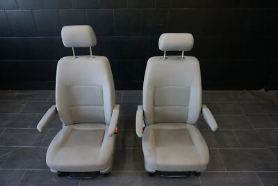 VW T5 T6 T6.1 Komfortsitze Multivan Armlehne Stoff grau Pilotensitz Sitze SHZ