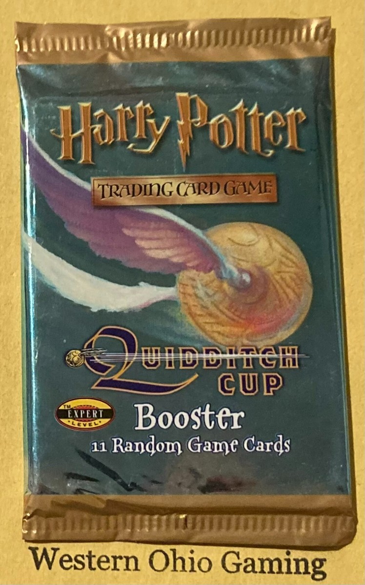 harry potter quidditch cup booster box Trading Card Game Blister 2 Pack Sealed WOTC Lead the way to victory Harry Potter TCG Quidditch Cup