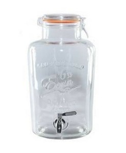 Clear Glass Drinks Dispenser With Tap 7 Litre 2 Gallon Free Delivery New Ebay