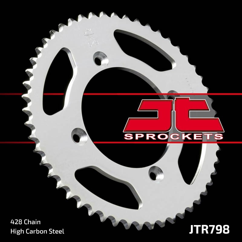 Pignon arrière JT 798 52 en acier haute durabilité pour Suzuki RM 85