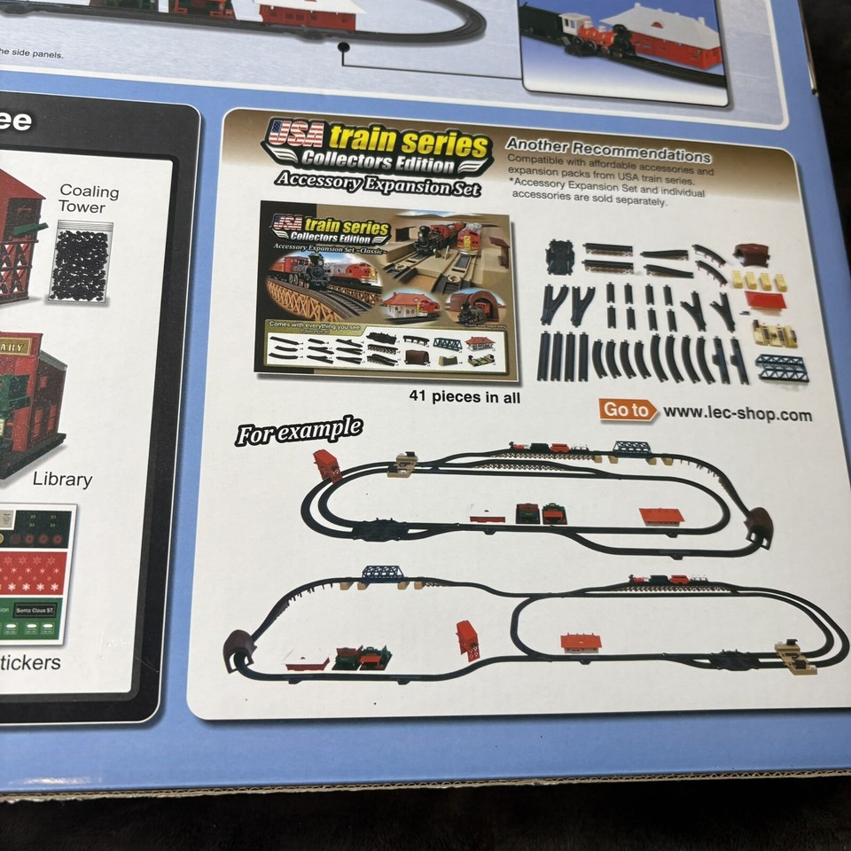 USA Train Series Collector's Ed Christmas Express Steam Locomotive 4-4 ...