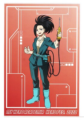 My Hero Academia Hero Fest 2022 Postcard Momo Yaoyorozu Creati 01