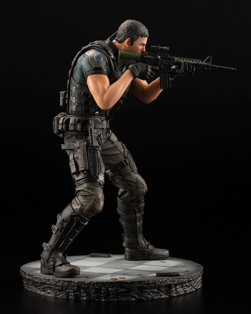 NEW KOTOBUKIYA ARTFX Chris Redfield Renewal Package BIOHAZARD