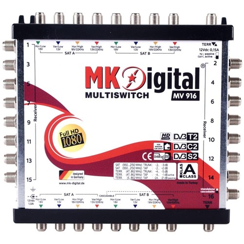 MK Digital MV-Serie 9 Multischalter kaskadierbar für 8 bis 24 Teilnehmer - Bild 18 von 28