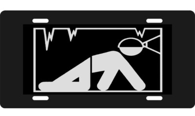 License Plate CAVER Auto Truck car tag Aluminum