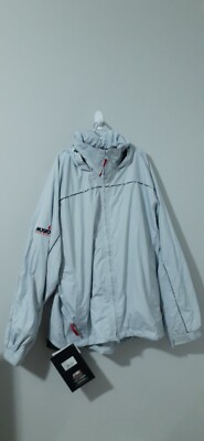 Musto Men's  Performance Sailing  Jacket Size Large  Light Gray 