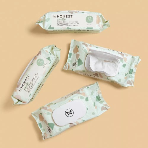 The Honest Company Plant-Based Baby Wipes made with over 99% Water - Classic 288