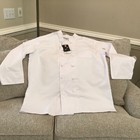 Chef Works Chef Coat Double Breasted White Long Sleeved ~ Size 3Xl New with Tags