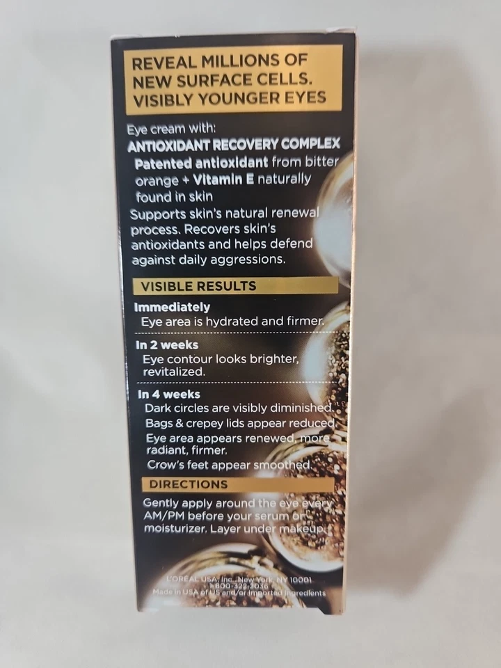 Crema de ojos antienvejecimiento L'Oréal Age Perfect Age Perfect Cell Renewal 0,5 FL OZ Foto 3 de 4