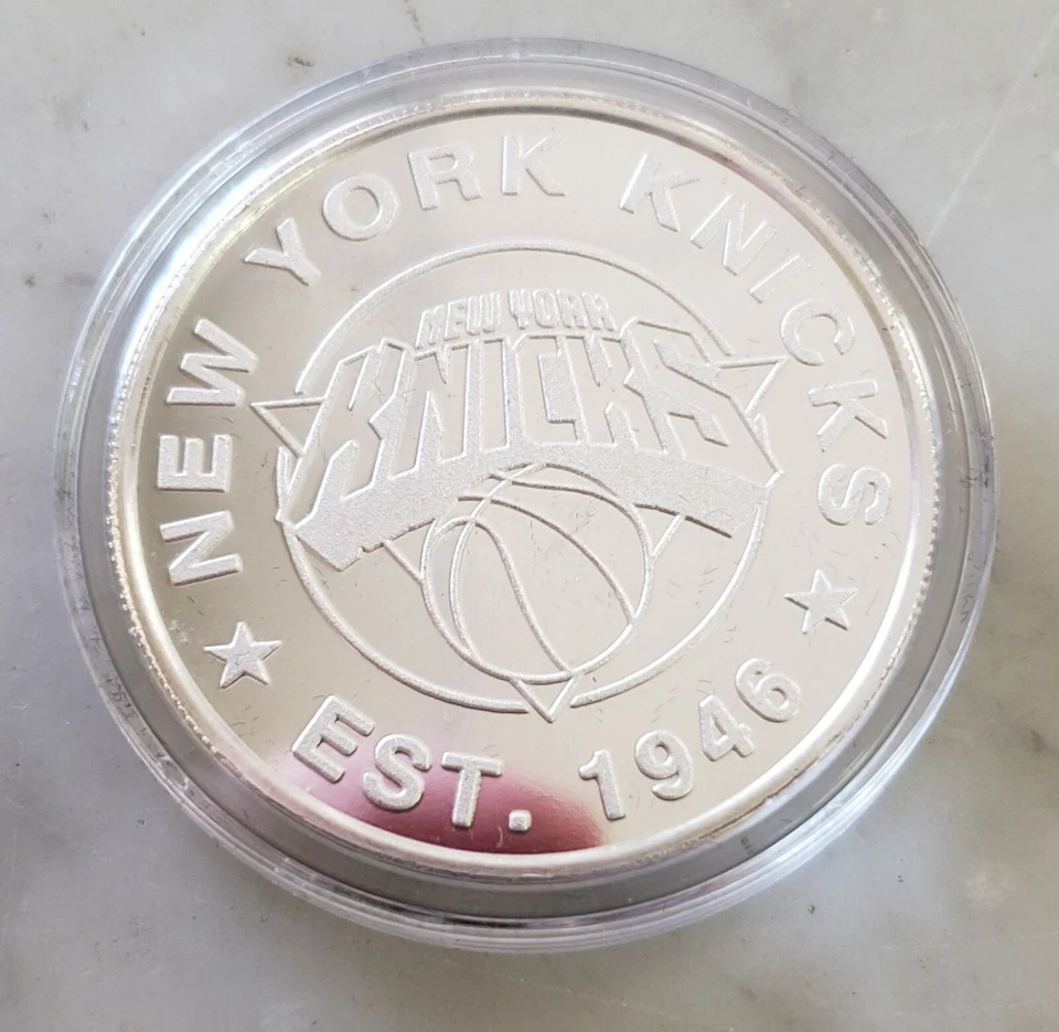 Medallón enchapado en plata Jeremy Lin New York Knicks Highland Mint edición limitada Foto 2 de 2