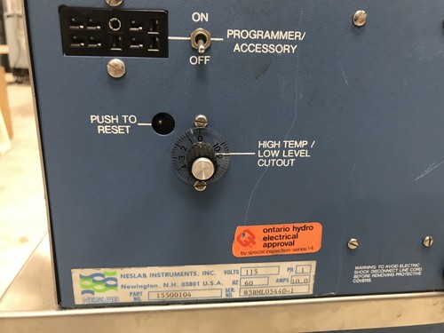 Neslab RTE-9DD Pyrometer Chiller, Refrigerated Recirculator D380C-016 - Picture 9 of 12