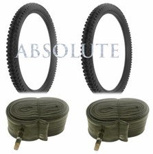 DURO PERFORMANCE BICYCLE 27.5 X 2.20 CLINCHER WIRE TIRES W/TUBES MOUNTAIN TREAD.