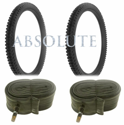 #ad DURO PERFORMANCE BICYCLE 27.5 X 2.20 CLINCHER WIRE TIRES W TUBES MOUNTAIN TREAD. $57.14