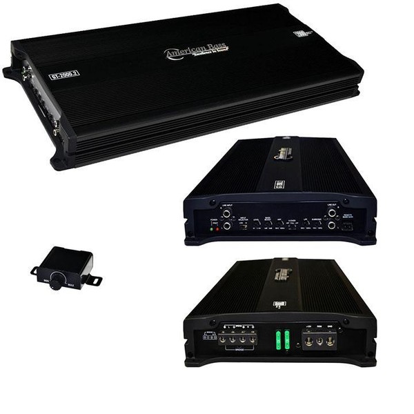 American Bass 2 Channel 2000w Max Amplifier for sale online eBay