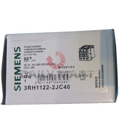 New in Box Siemens 3RH1122-2JC40 Control Relay 2NO+2NC 30V DC Diode Cage Clamp