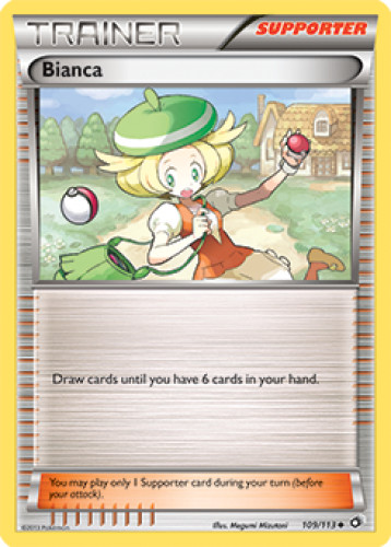 1x Bianca 109/113  BW Legendary Treasures Pokemon TCG Card NM
